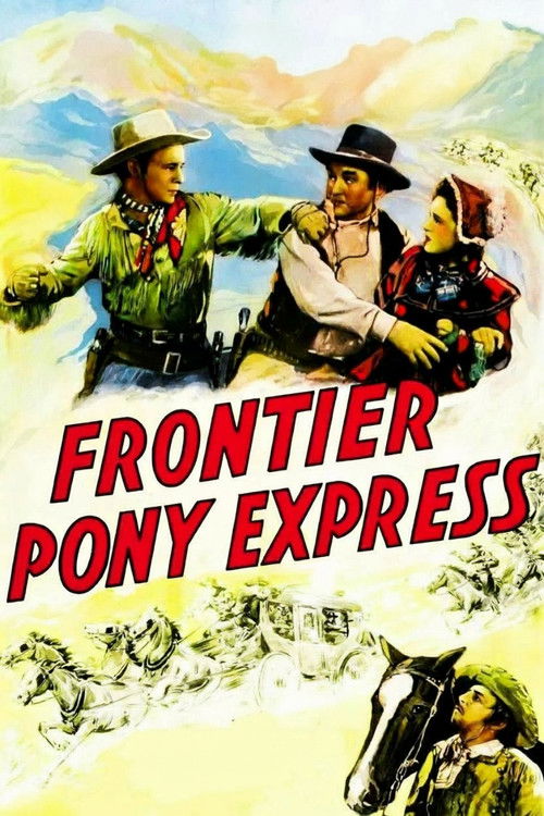 Frontier Pony Express (1939) poster