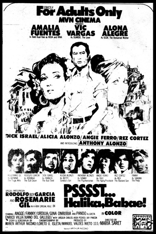 Psssst... Halika Babae! (1974) poster