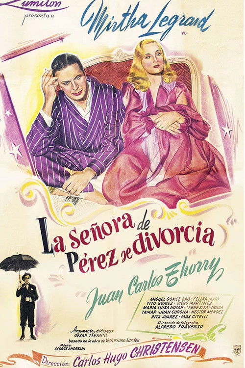 La señora de Pérez se divorcia (1945) poster