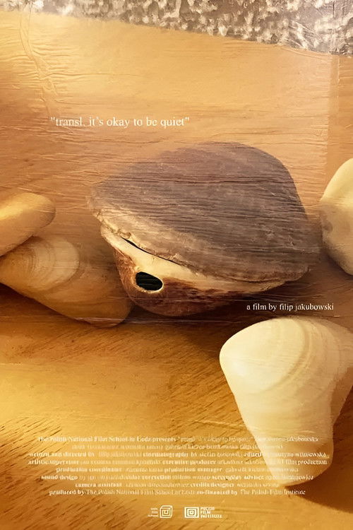 transl.  it’s okay to be quiet (2025) poster