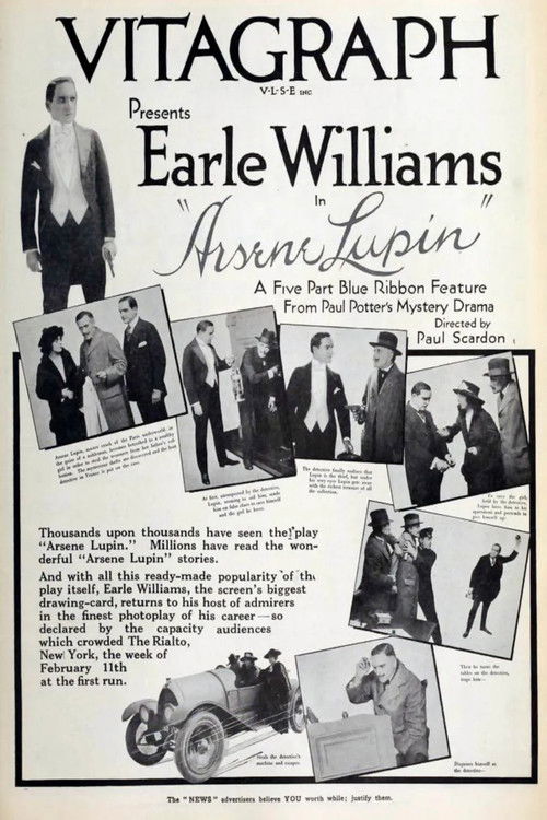 Arsene Lupin (1917) poster