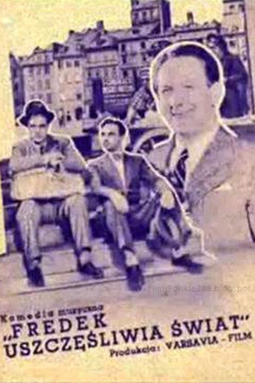 Fredek uszczęśliwia świat (1936) poster