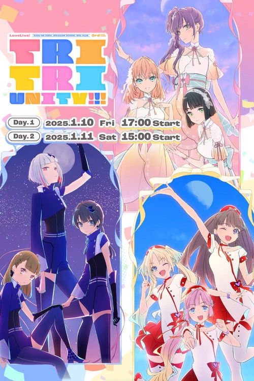 Love Live! Hasunosora Girls' High School Idol Club 3rd Live Tour TRI TRI UNITY!!! (2025) poster