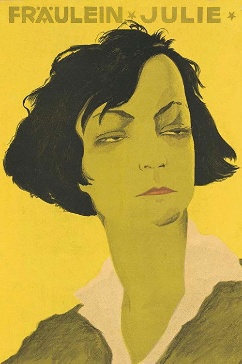 Fräulein Julie (1922) poster
