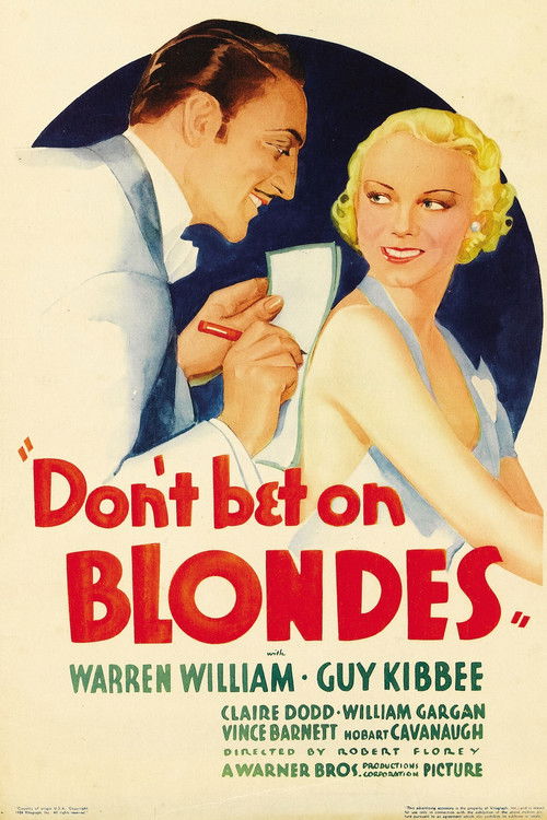 Don't Bet on Blondes (1935) poster