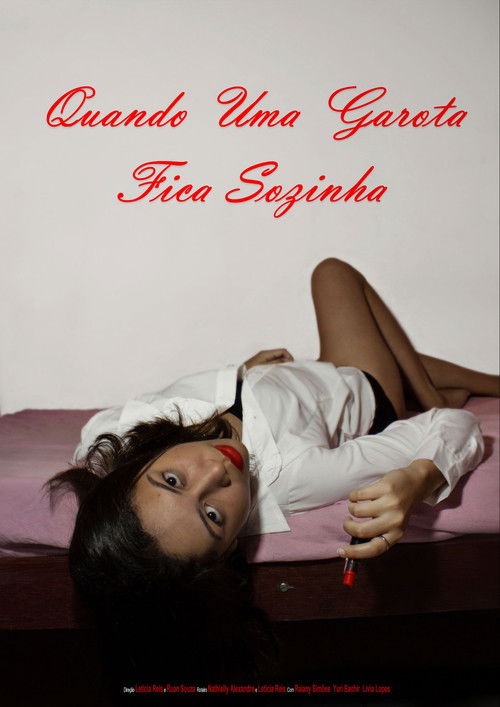 quando uma garota fica sozinha (2022) poster