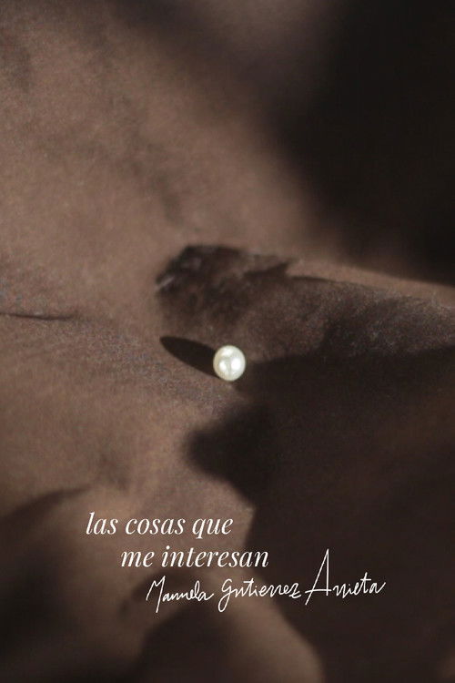 las cosas que me interesan poster