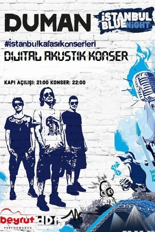 Duman Akustik Dijital Konser Istanbul Blue (2017) poster