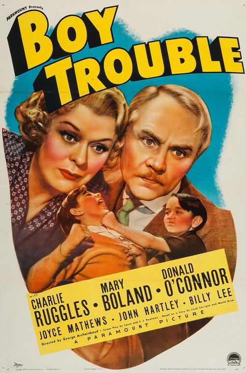 Boy Trouble (1939) poster