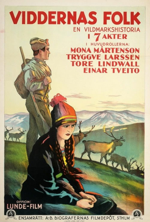 Viddenes folk (1928) poster