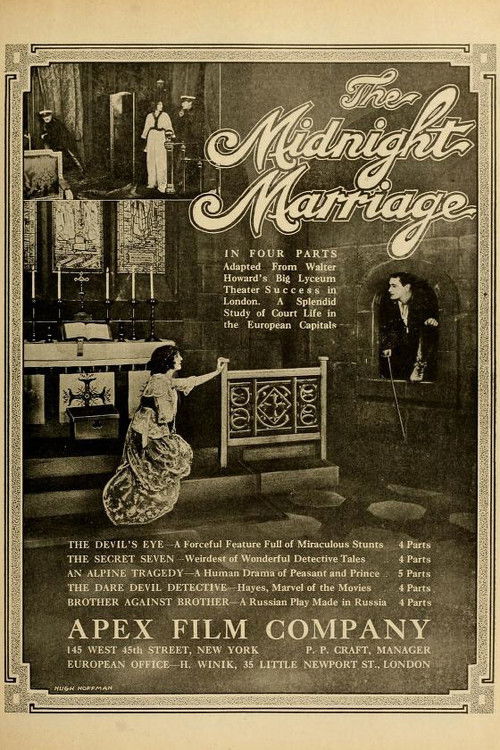 The Midnight Wedding (1914) poster