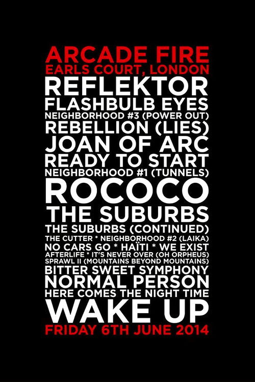 Arcade Fire: Live at Earl's Court (2017) poster