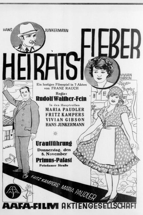 Heiratsfieber (1928) poster