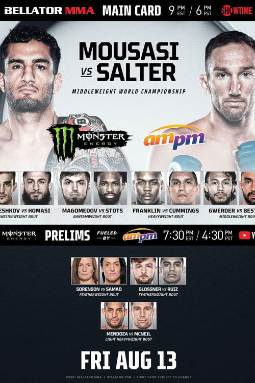 Bellator 264: Mousasi vs. Salter (2021) poster