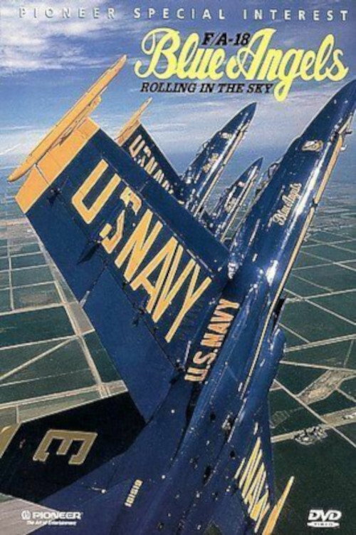 Rolling in the Sky: F/A-18 Blue Angels poster