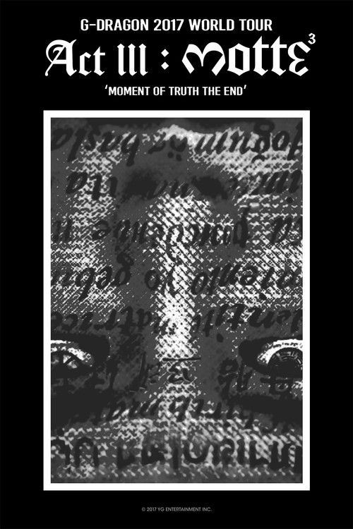 Kwon Ji Yong (권지용) Act III: Motte (2018) poster