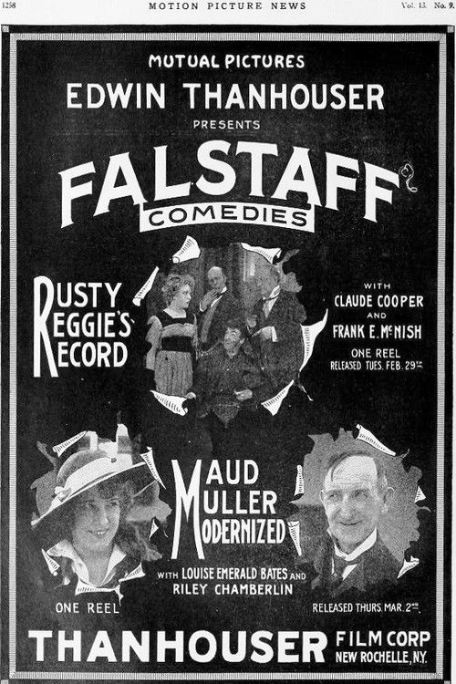 Rustic Reggie's Record (1916) poster