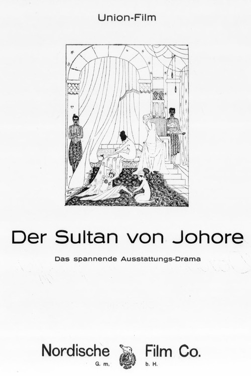 Der Sultan von Johore (1917) poster