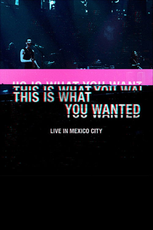 Placebo - This Is What You Wanted: Live in Mexico City (2023) poster
