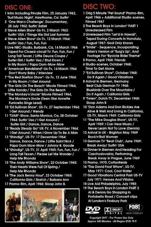 The Beach Boys: A Long Promised Road - Volume 1 & 2 - 1962-1971 (2016) poster