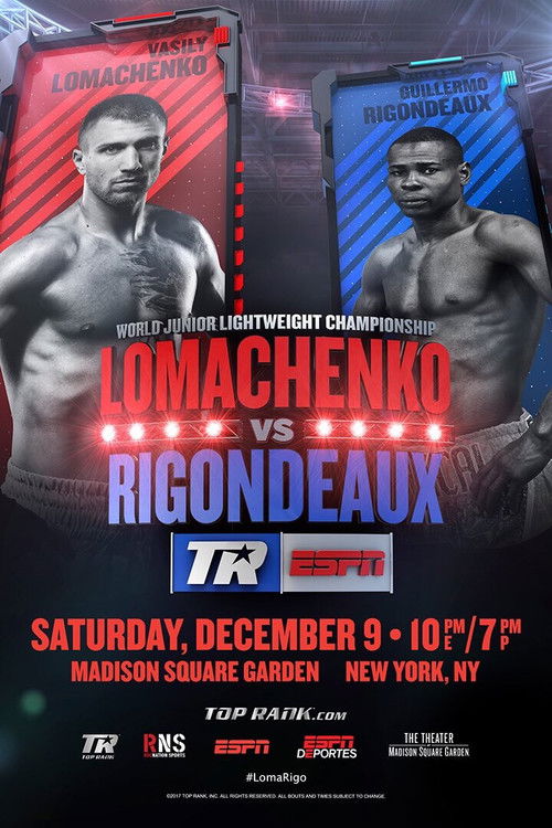 Vasyl Lomachenko vs. Guillermo Rigondeaux (2017) poster