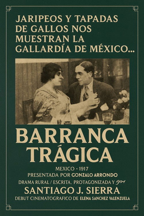 Barranca trágica (1917) poster