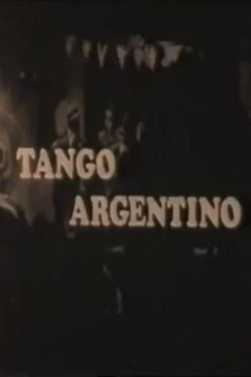 Tango argentino (1969) poster