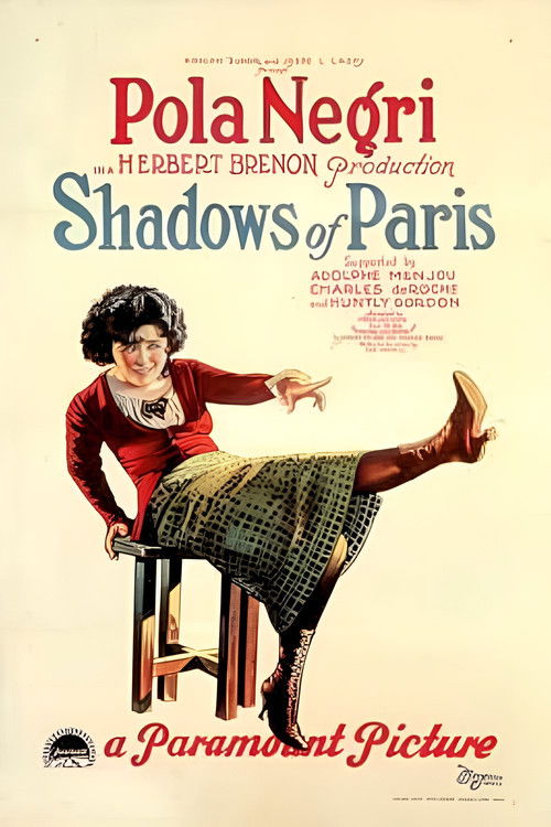 Shadows of Paris (1924) poster
