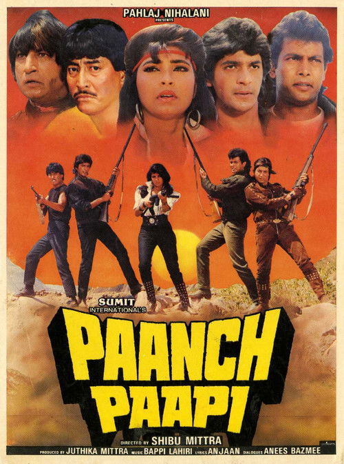 Paanch Papi (1989) poster