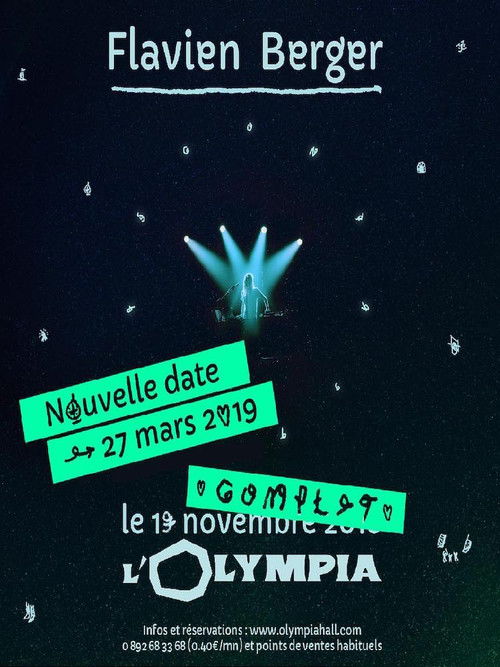 Flavien Berger - Live at Olympia (2019) poster