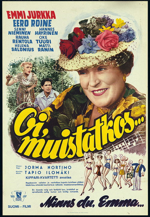 Oi, muistatkos… (1954) poster