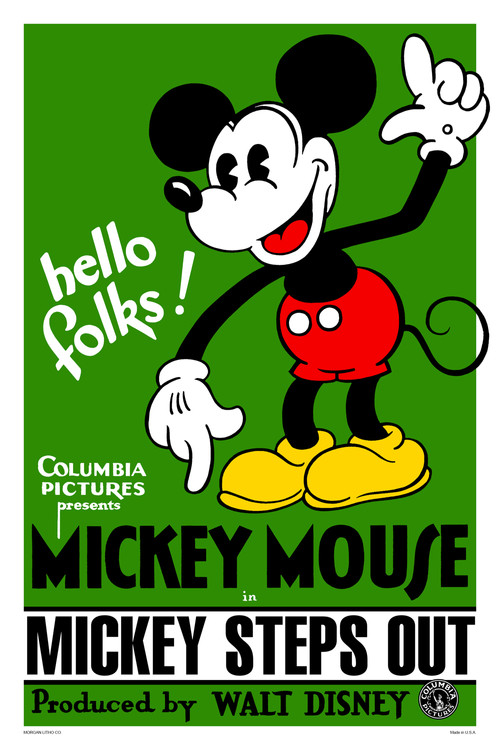Mickey Steps Out (1931) poster