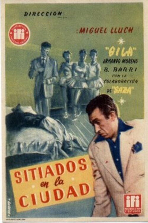 Sitiados en la ciudad (1955) poster