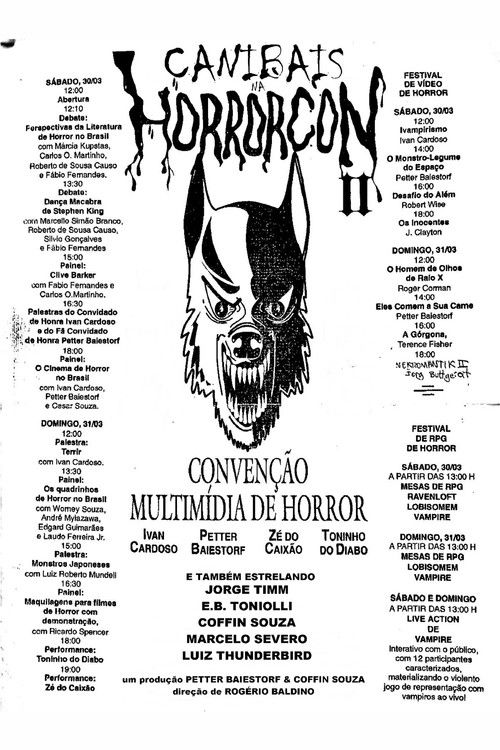 Canibais na HorrorCon (1997) poster