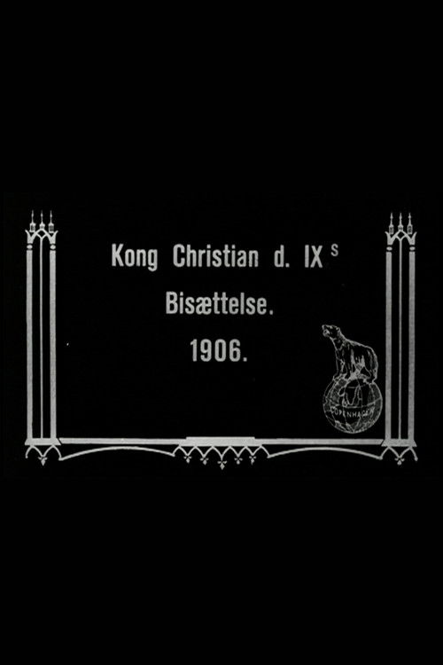 The Funeral of King Christian IX (1906) poster