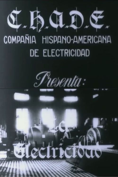 La electricidad (1929) poster