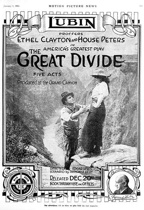 The Great Divide (1915) poster