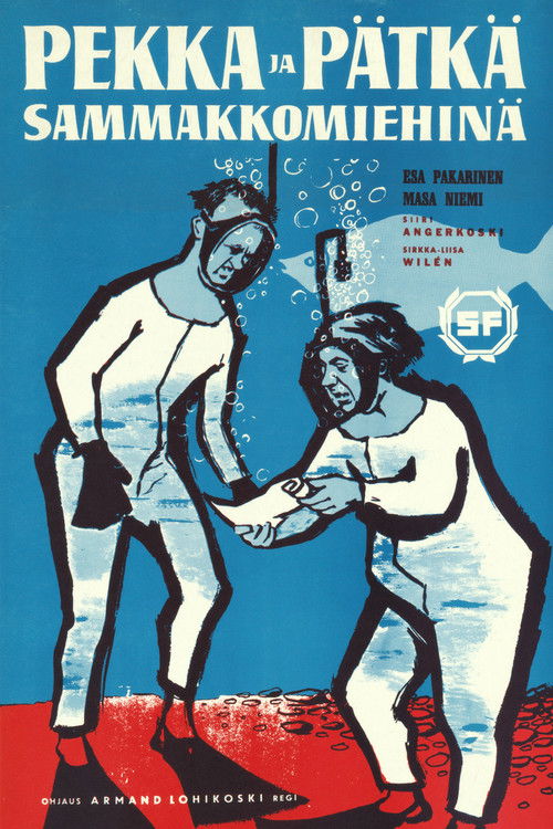 Pekka ja Pätkä sammakkomiehinä (1957) poster