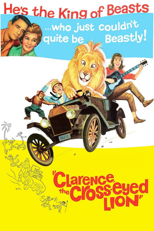 Clarence, the Cross-Eyed Lion (1965) poster