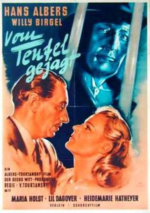 Vom Teufel gejagt (1950) poster