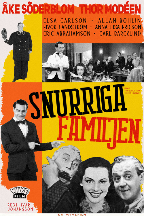 Snurriga familjen (1940) poster