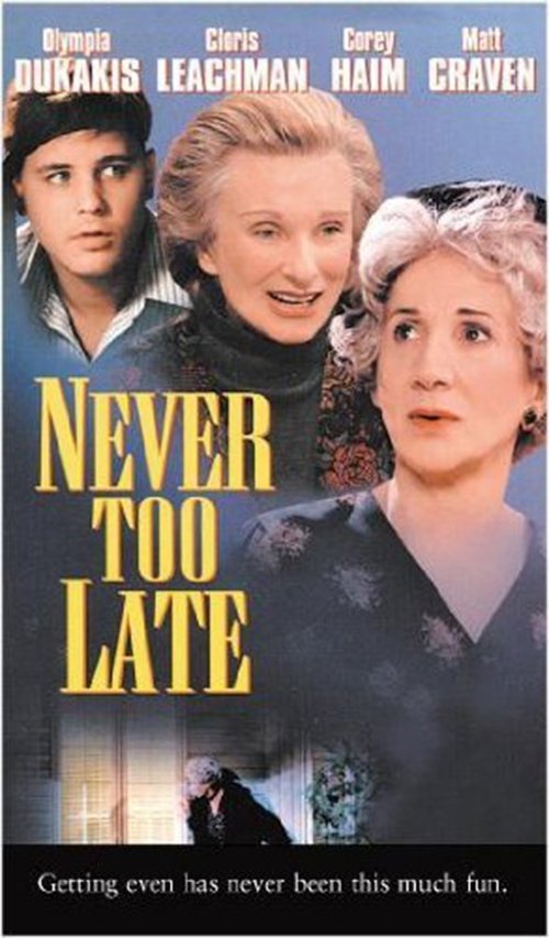 Never Too Late (1996) poster