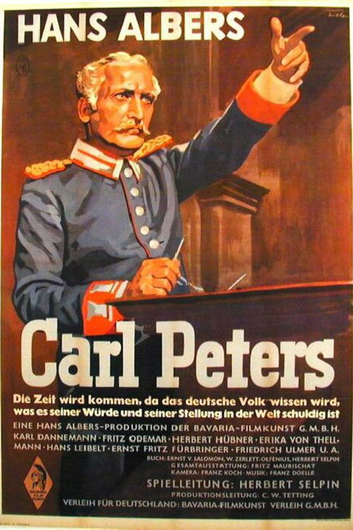 Carl Peters (1941) poster