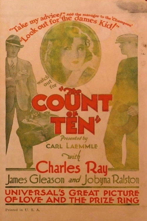 The Count of Ten (1928) poster
