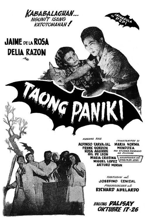 Taong Paniki (1952) poster
