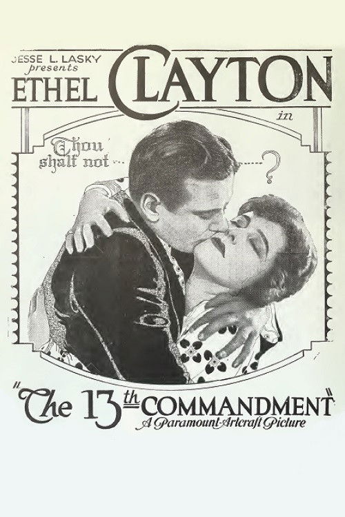 The 13th Commandment (1920) poster