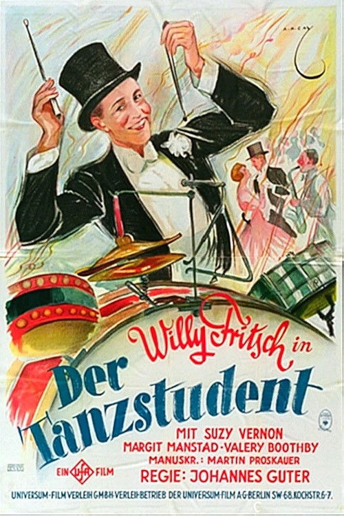 Der Tanzstudent (1928) poster