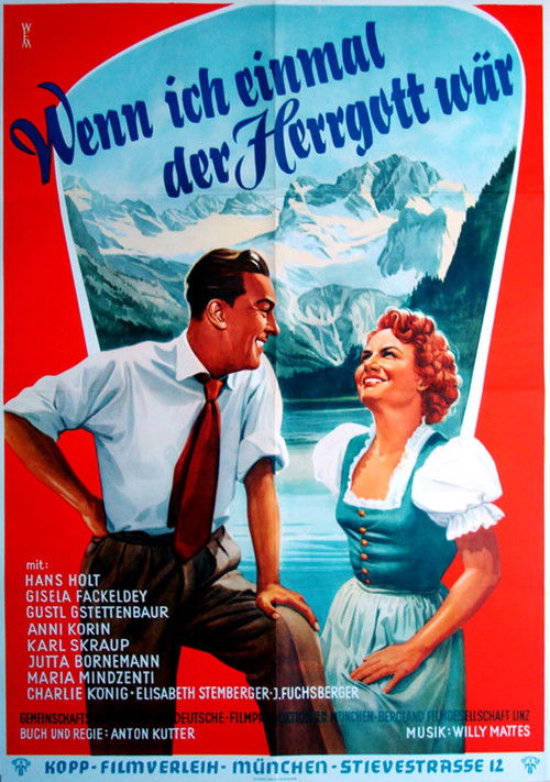 If I Could Be God Just Once (1954) poster