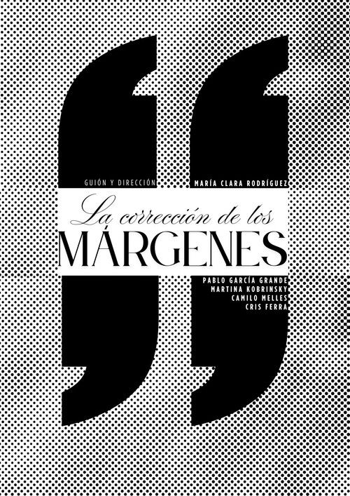 La corrección de los márgenes poster