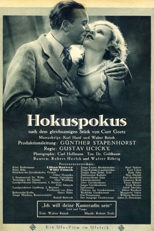 Hokuspokus (1930) poster